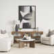 Brecken Genuine Marble Single Coffee Table