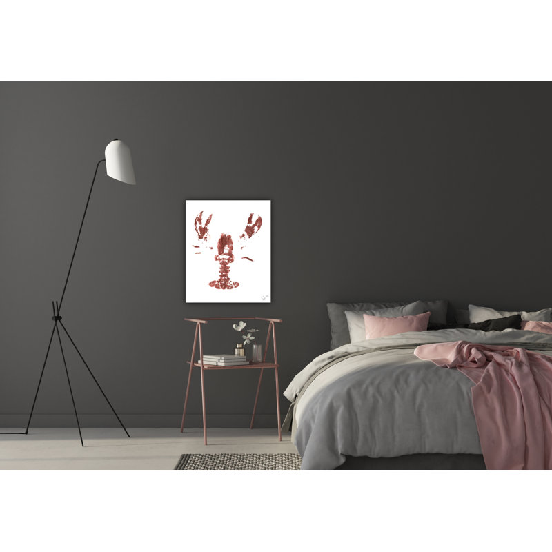 Lobster I Print by John Beard, 30" H x 24" W  x 1" D, Unframed
