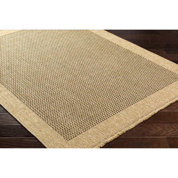 Adalina Machine Woven Polypropylene Indoor / Outdoor Area Rug in Brown ...