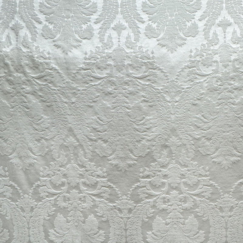 Lafayette Fabric | Embossed Damask Pattern Fabric | Drapery & Curtain Fabric and Upholstery Fabric, Natural/Washed