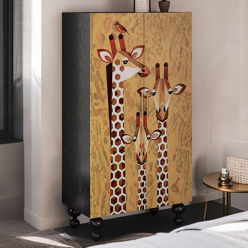 Garde-robe à double porte
