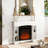 Freestanding Fireplace Surround With Leg For Electric Fireplaces