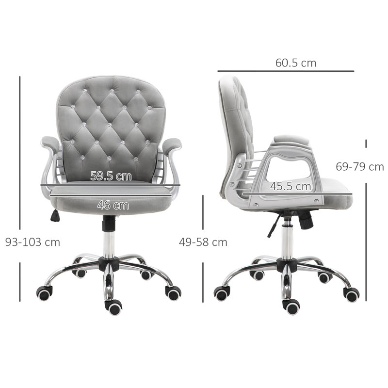 Brayden Studio Task Chair, Grey, Grey