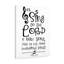 «Sing To The Lord Psalm 98: 1 Christian Wall Art Bible Verse Print» prêt à être suspendu-1269665813