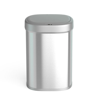 Poubelle à capteur de mouvement automatique en acier inoxydable 21 gallons NineStars pour bureau, cuisine, DZT-80-24