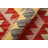 Sansome Geometric Flatweave Rectangle 2'2'' x 2'5'' Wool Area Rug in Red/Blue/Gold