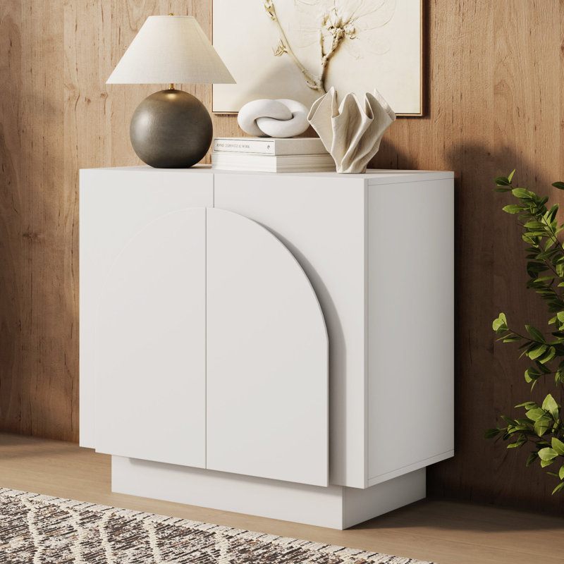 Armoire de rangement Mid Mid Century, Blanc