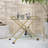 Pagan Bar Cart Metal and Glass Glam Design with Sleek Modern Style and Rolling Wheels for Versatile Entertaining-1978043263