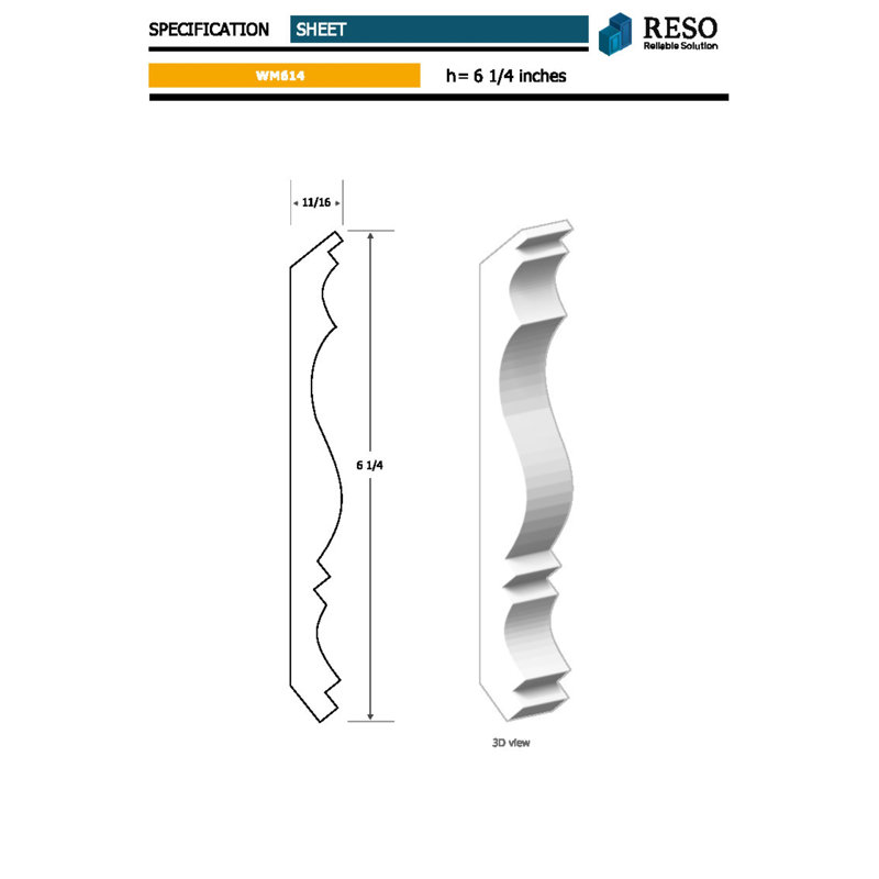Primed Finger-Jointed Pine Crown Molding 96 in. Length
