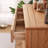 Burlywood Solid Wood Shoe Storage Bench-688435680