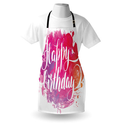 Birthday No Pattern Bib Apron