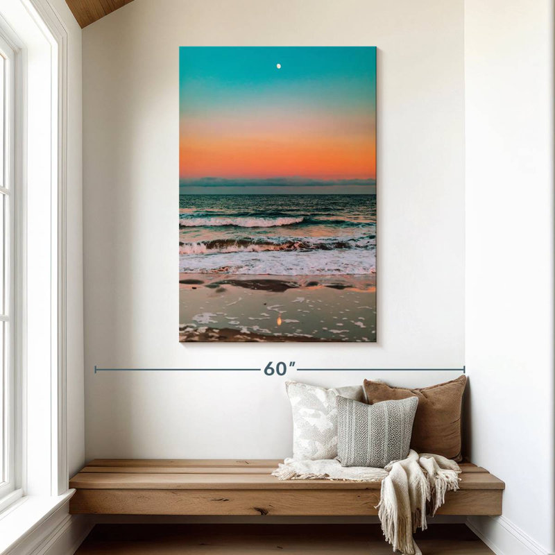 Gillard Sunset Ocean Waves, 48" H x 32" W
