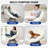 Wicker Papasan Chair with Oversized Cushion & Swivel Base – Cozy Round Lounge Chair for Bedroom, Living Room, or Covered Patio-642063067