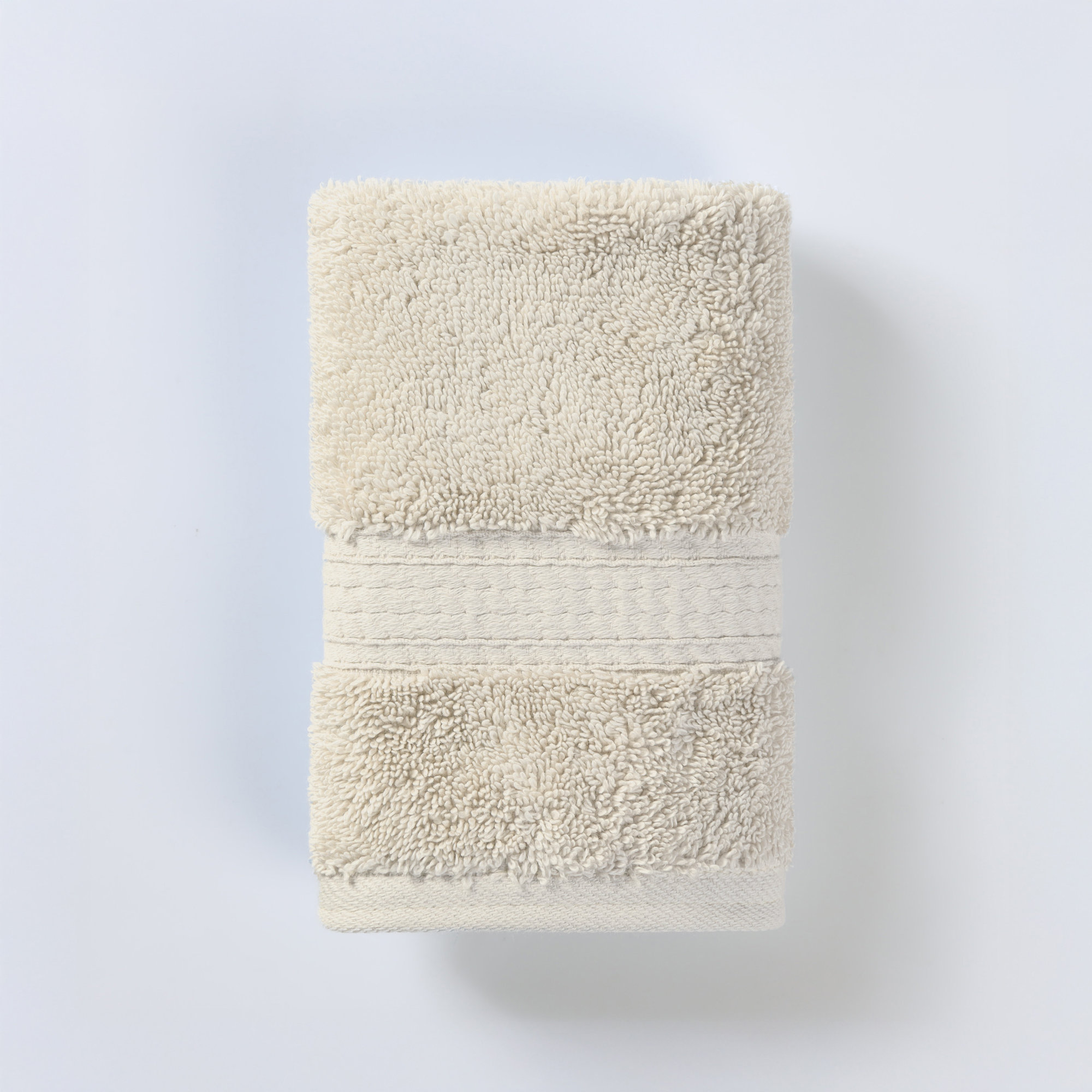 Payten Classic Certified Egyptian Cotton Washcloth, Ivory