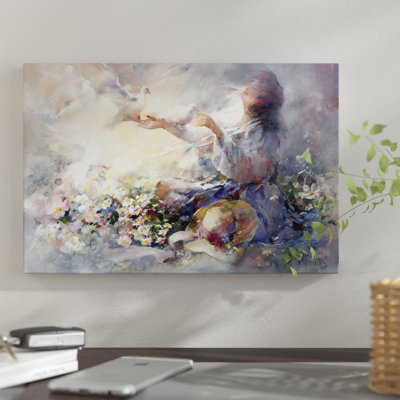 «Romantic Reflections» par willem haenraets - reproduction d'art sur toile tendue