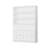 71'' H X 47'' W 9-Drawer White Bookcase With 3-Layer Shelf