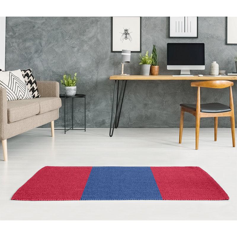 Striped Indoor Rug, Rectangle 7' x 5'