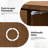 Kimary Modern 63'' Wide Storage Sideboard Metal Legs With Adjustable Shelves-1222538512