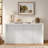 Console Table With Simple Lines And Rear Panel-2134829051