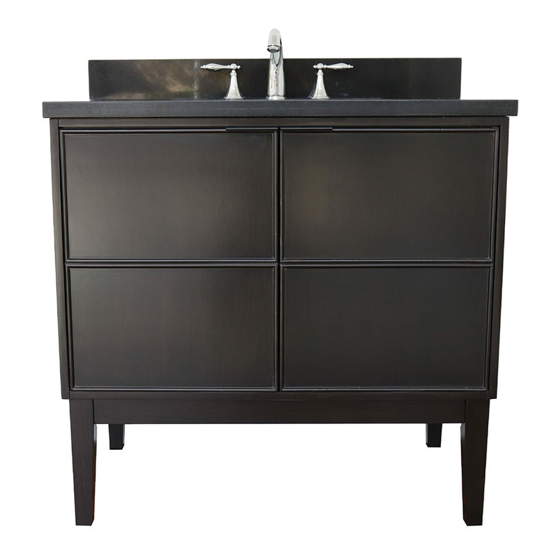Ensemble de meuble-lavabo de salle de bain simple 37 po Elysee