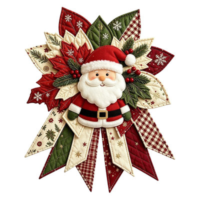 Trousse de couture pour décorations de Noël, suspension de porte matelassée, décorations de Noël