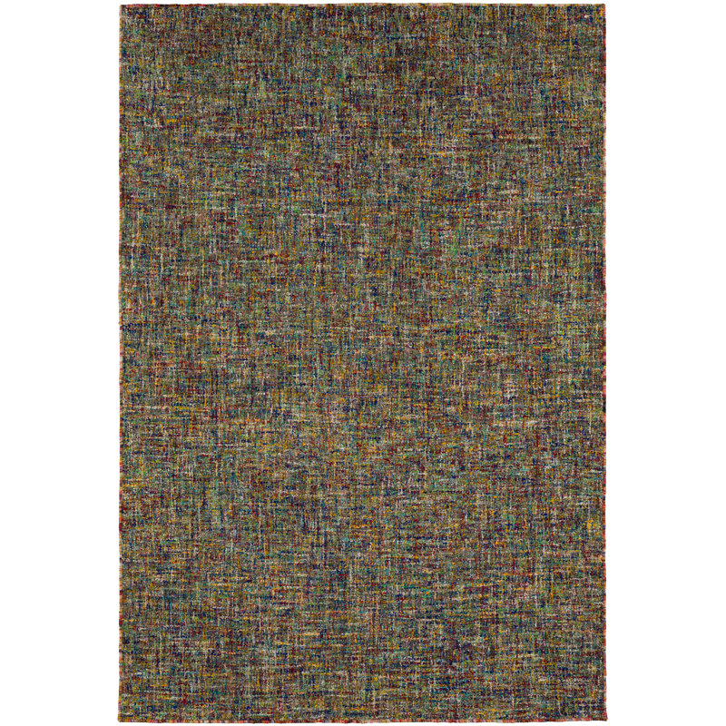 Wildflower Gold and Gray Hand-Tufted Wool 5' x 7' Area Rug