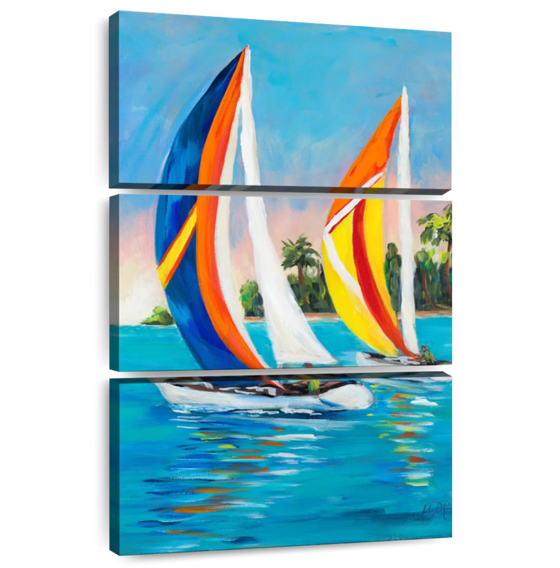 Aletra Morning Sails Vertical I, 50" H x 32" W