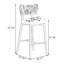 Chaise d'appoint en noyer massif (ensemble de 8)-133330474-133330475
