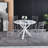 Hofman Modern Dining Chairs with Plastic Seats