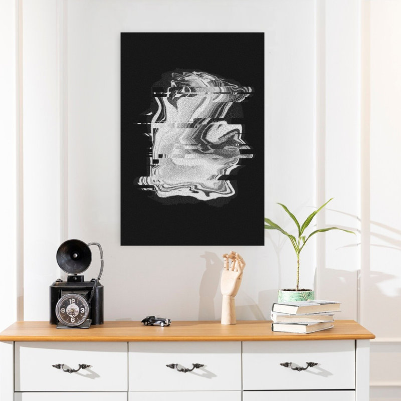 Data Points II Abstract Retro Horse Wall Art by Amy Louise Baker - Wrapped Canvas Print, 60.96 cm H x 40.64 cm W