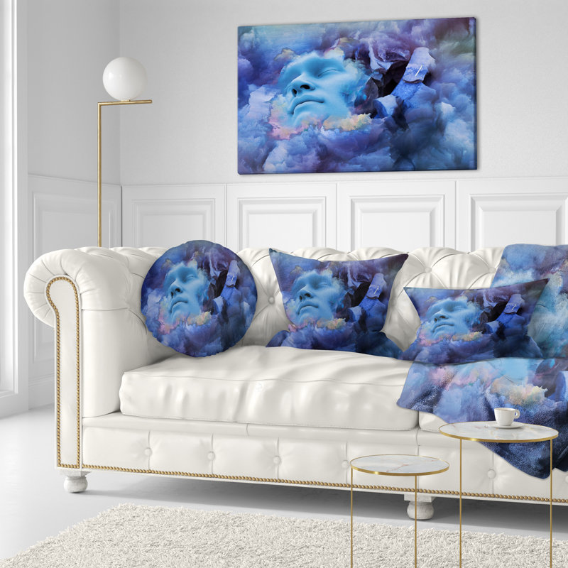Coussin lombaire abstrait