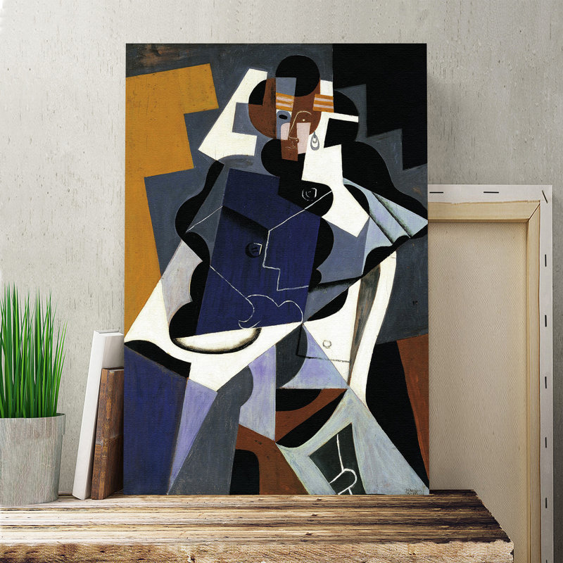 Juan Gris - Wrapped Canvas Painting, 100cm H x 70cm W