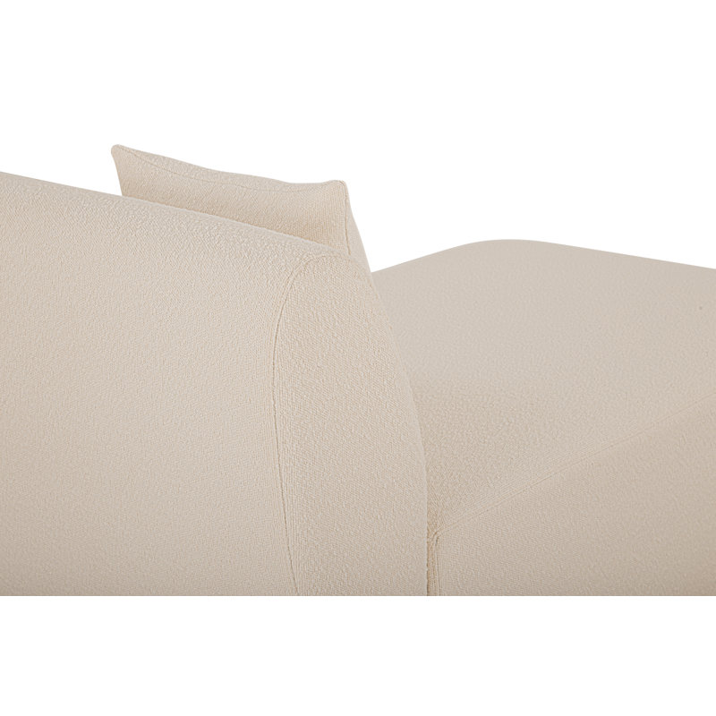 Jainie Modern Modular chaise, Pasha, Right Hand Facing, Army Performance Boucle
