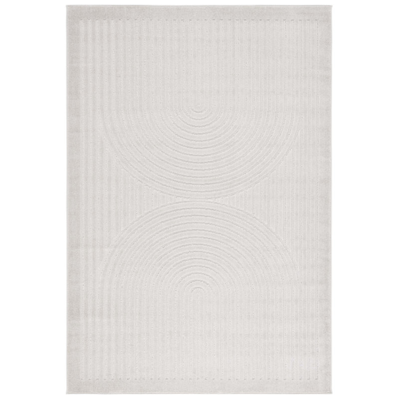 Kestin Performance Geometric Rug, Round 6'7"