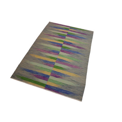 Madjid Wool Striped Indoor Rug