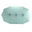 Grand parasol rectangulaire 14,8 pi. Double face. Manivelle de fermeture simple. Ombrage fin pour la cour, le bord de la piscine, le parasol de jardin. Grand avec mécanisme d'ouverture à 100%. Jardin convenable,