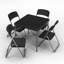 Rakya 4 - Person Patio Dining Set with Square Table