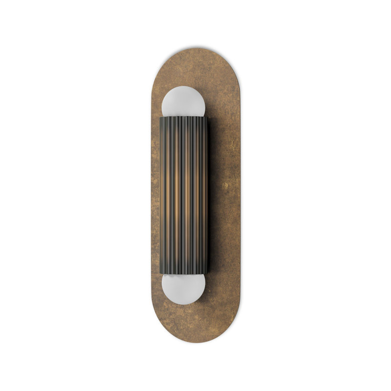 Vesta Sm Sconce, Heritage Bronze Brass