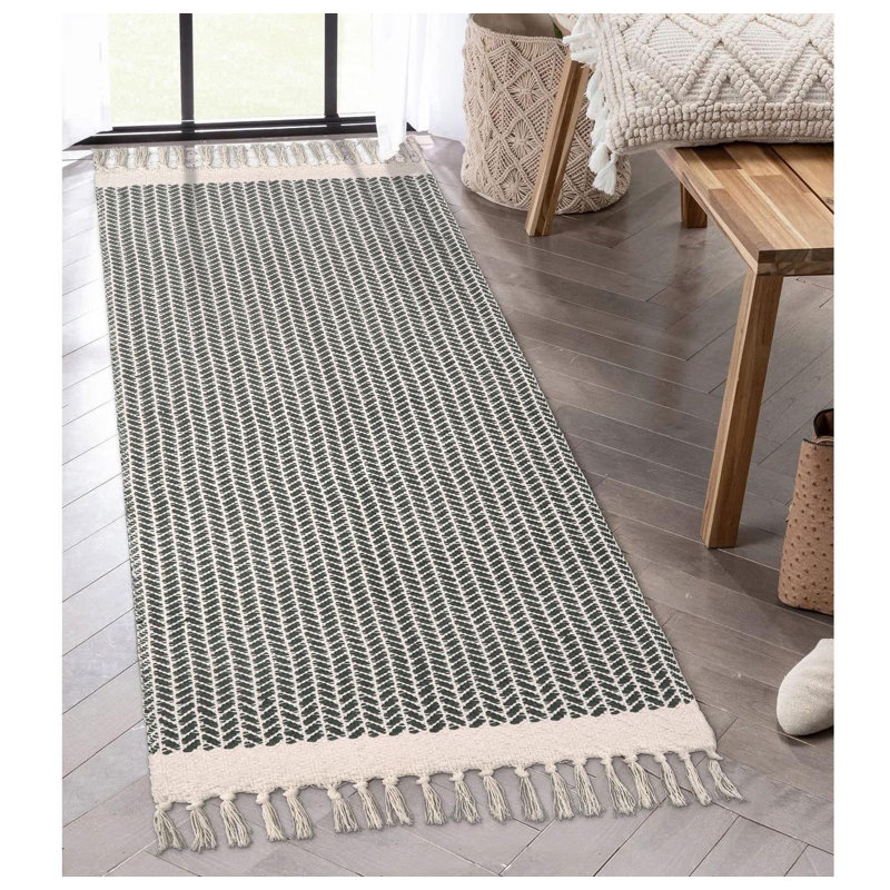 Tapis de salle de bain Boho, Rectangle 2 pi x 5 pi