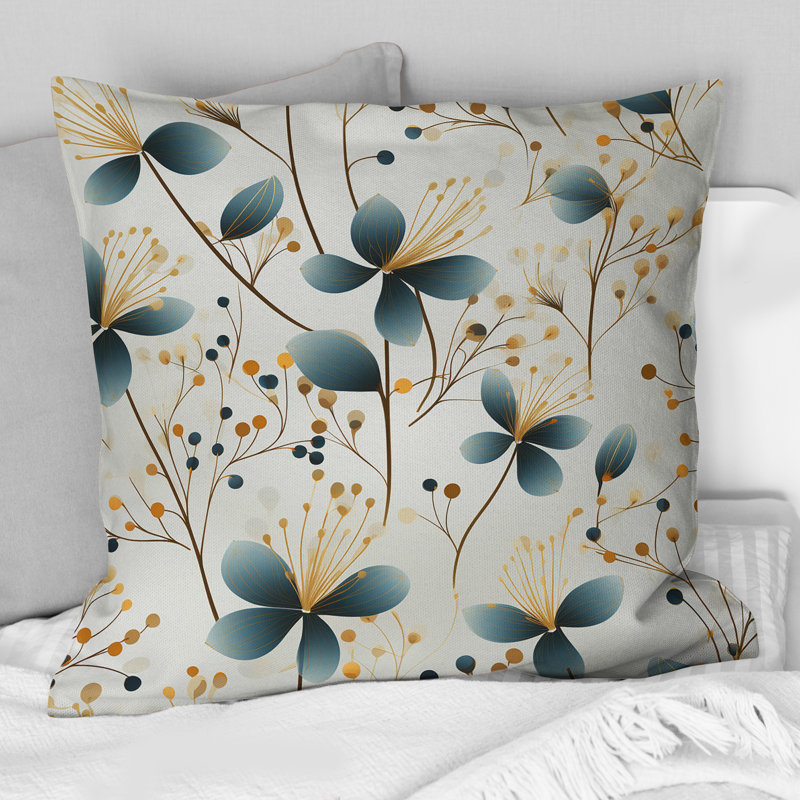 Coussin Minimalist Botanics I - Plants, H 16 po x l 16 po