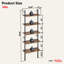 Bellaluna 179cm H x 59cm W Metal Ladder Bookcase