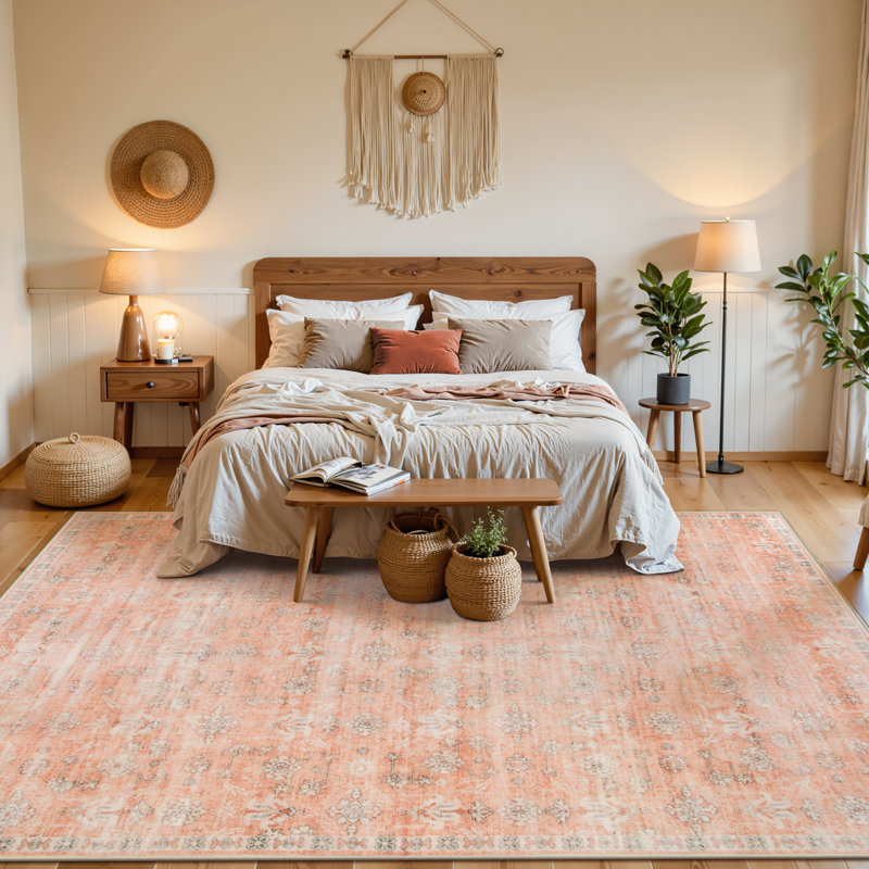 Tapis tribal New French, Rectangulaire 8 pi x 10 pi