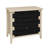 3 Drawer Buffet Sideboard With Adjustable Shelves, Storage Cabinet With Hand-Woven Rope Decorated Drawers For Living Room Kitchen Entryway