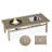 47" Modern Outdoor Coffee Table
