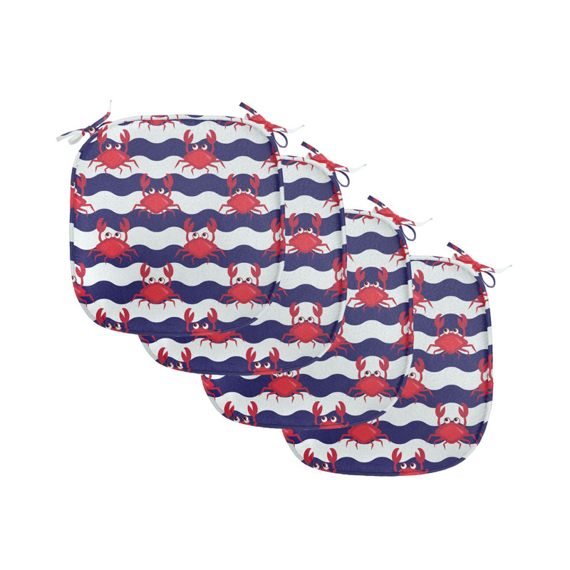 East Ornamental Cultural Seat Cushion, Purple/ Red/Chevron 9