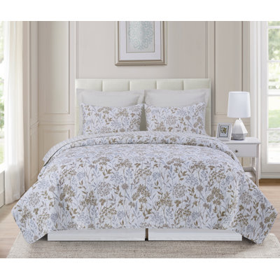 Carmella Fields Cotton Quilt Bedding Set