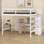 Lit mezzanine avec garde-robe et escalier de rangement intégrés-1266706505