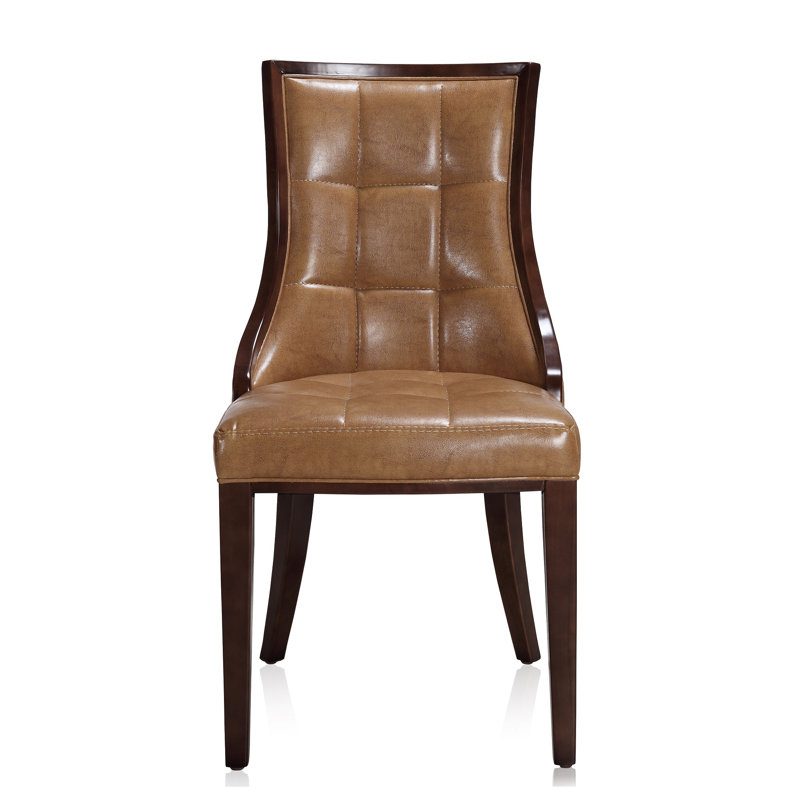 Verduzco Upholstered Side chair, Saddle, 1