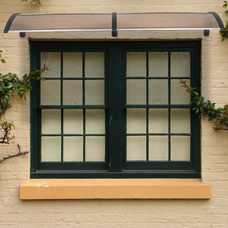 Housse de pluie pour porte et fenêtre 78,74 po x 39,37 po x 9,84 po - Protection contre la pluie / le soleil Facile à installer pour la maison