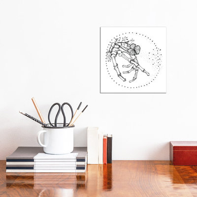 Hand Anatomy Print, Occupational Therapy, Physical Therapist by Aged Pixel - Wrapped Canvas Print